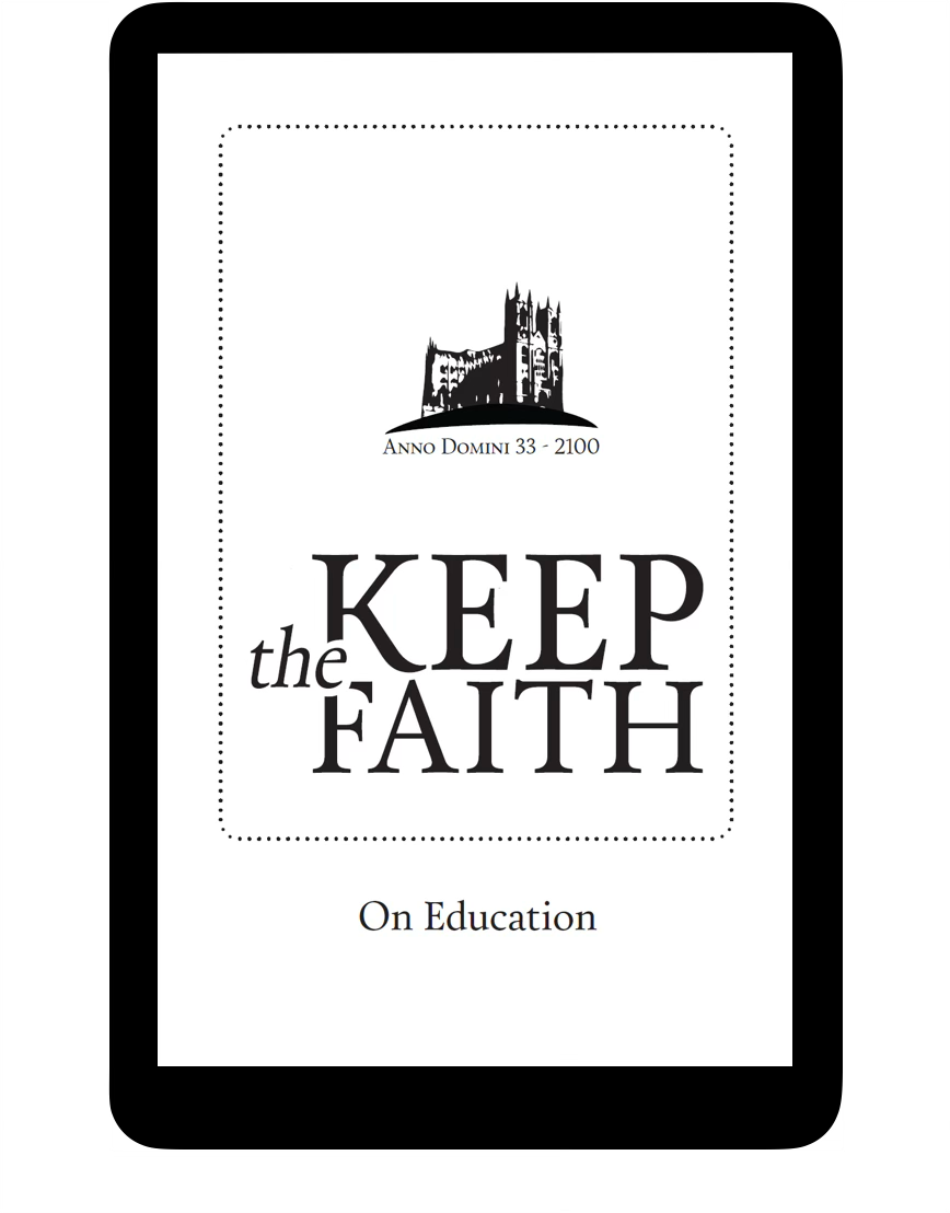 Keep the Faith: On Education & Secular Culture