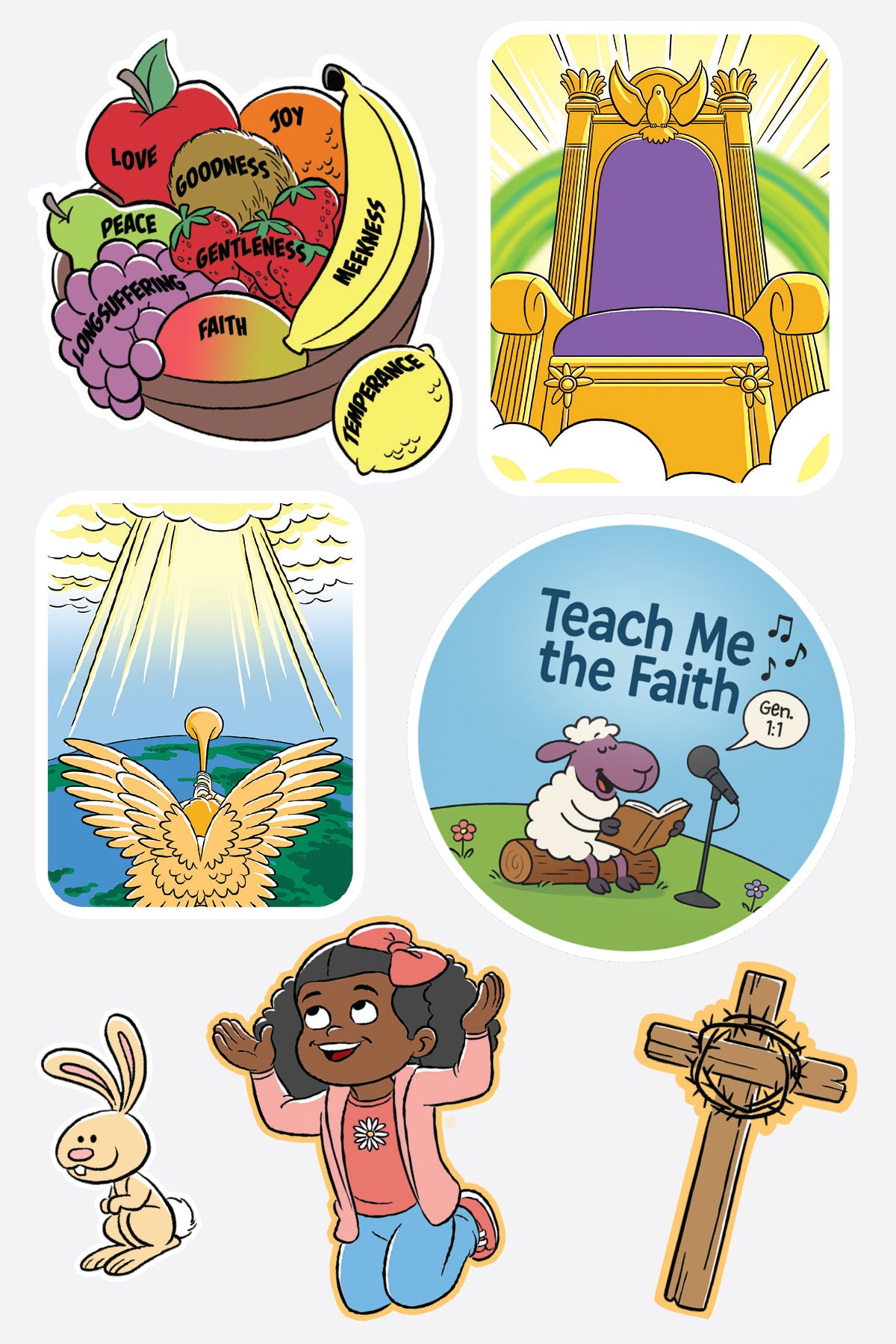 Teach Me the Faith Sticker Pack