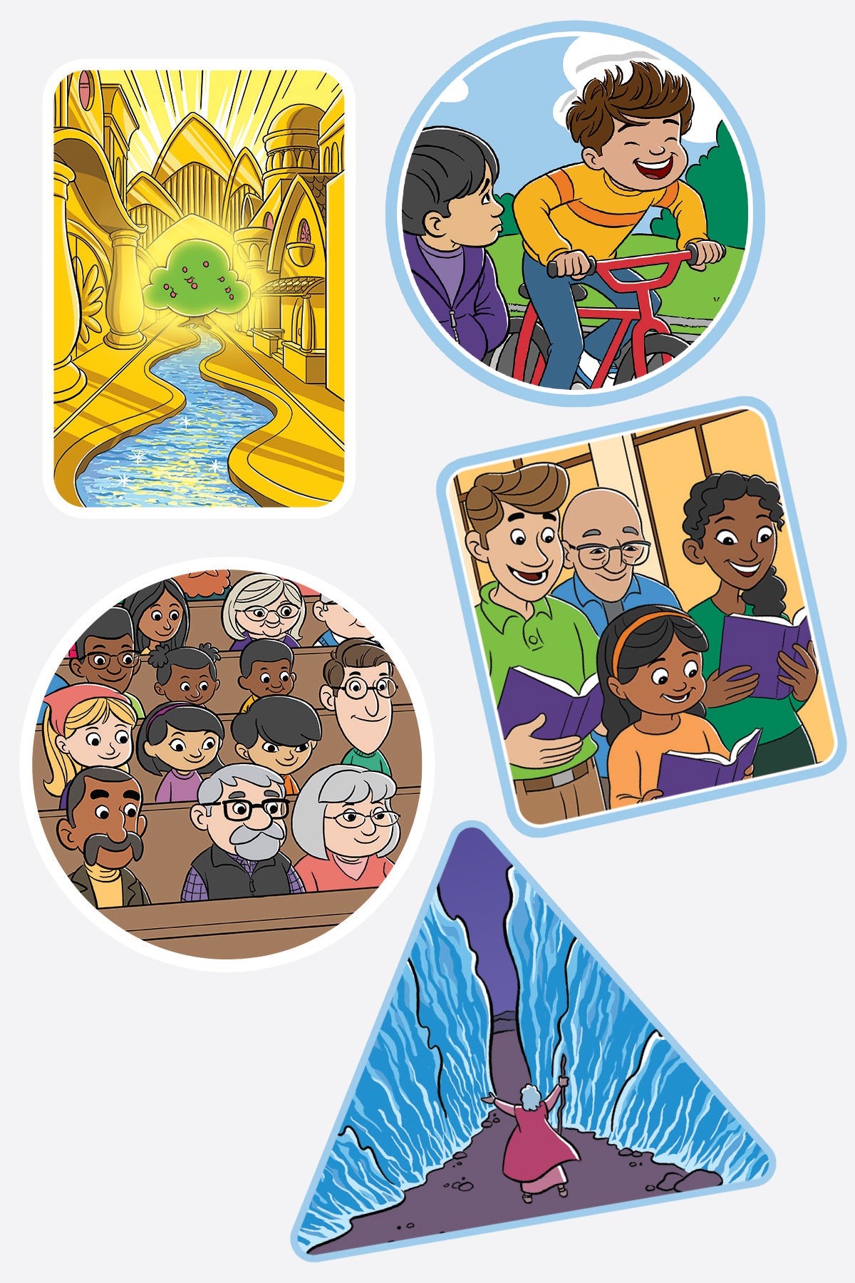 Teach Me the Faith Sticker Pack