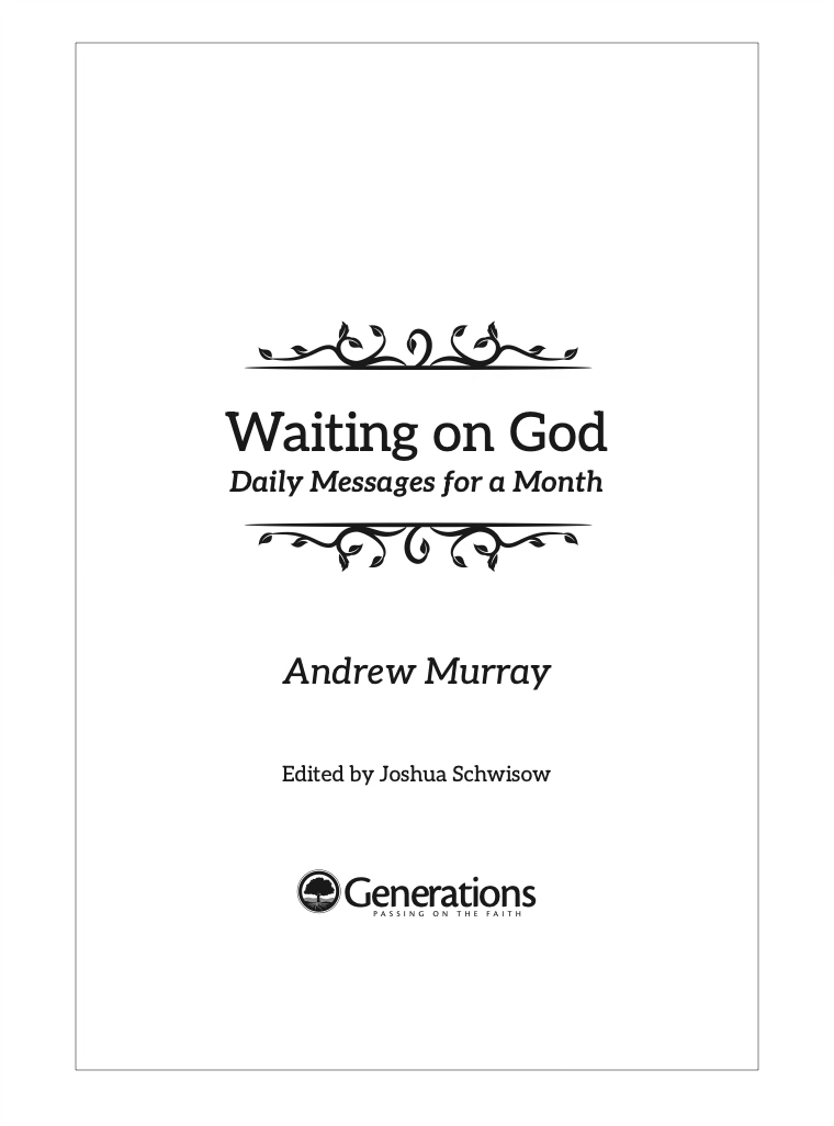 Waiting on God