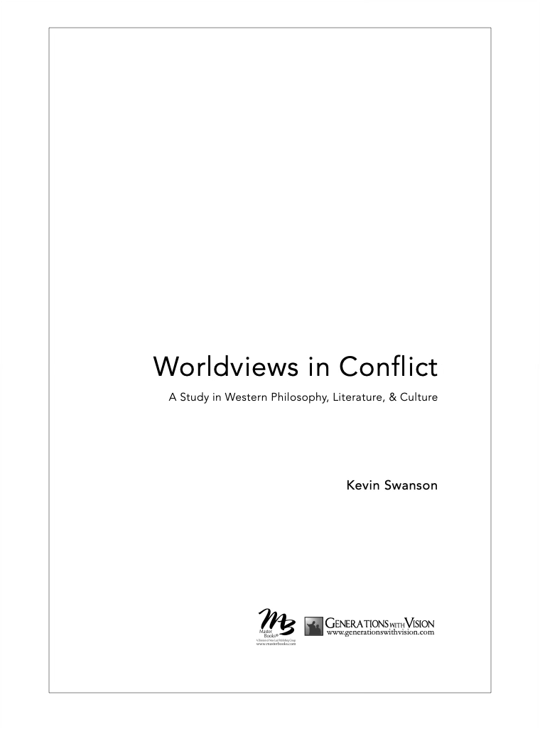 Worldviews in Conflict Textbook