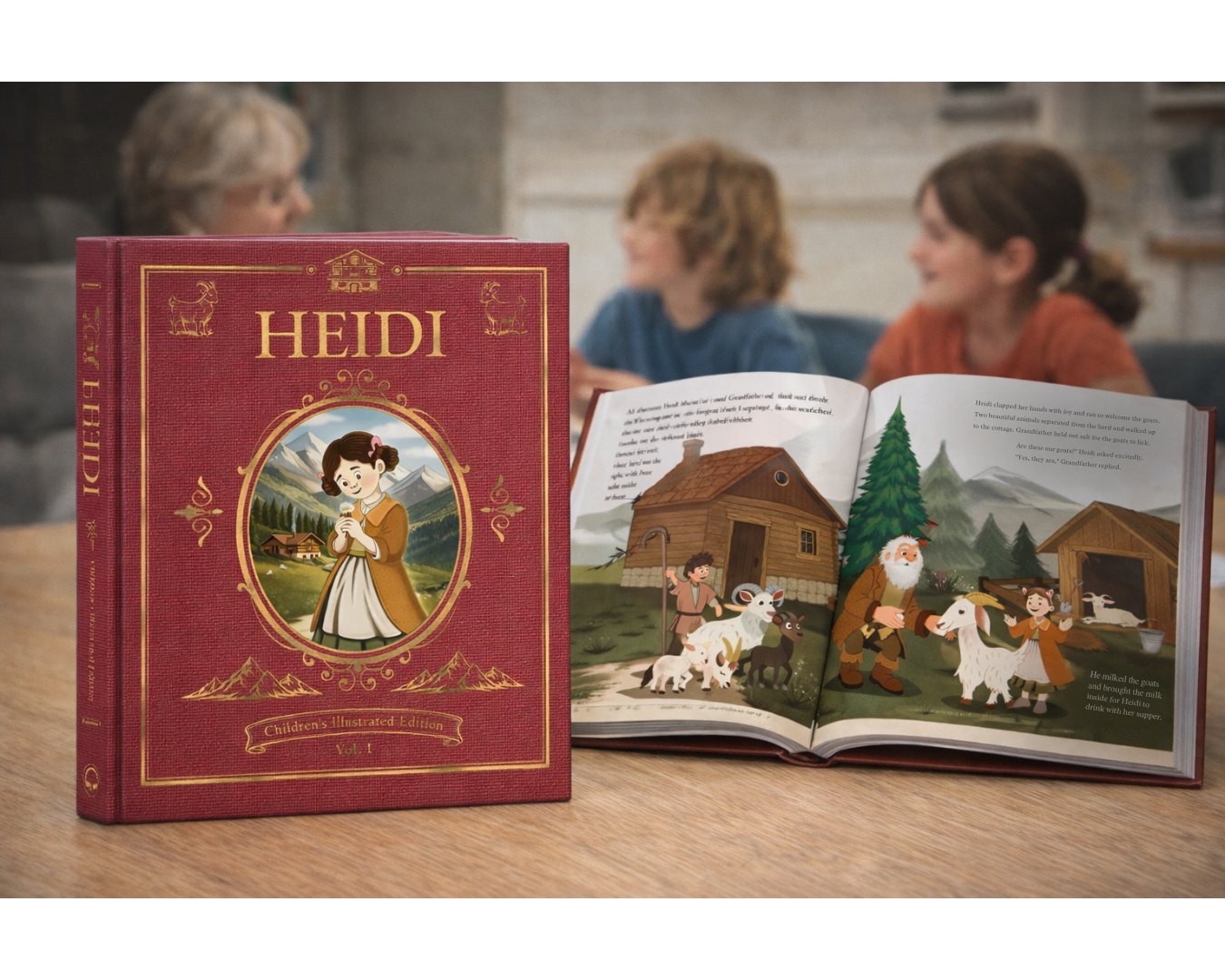 Heidi Children’s Illustrated Edition – Volume 1
