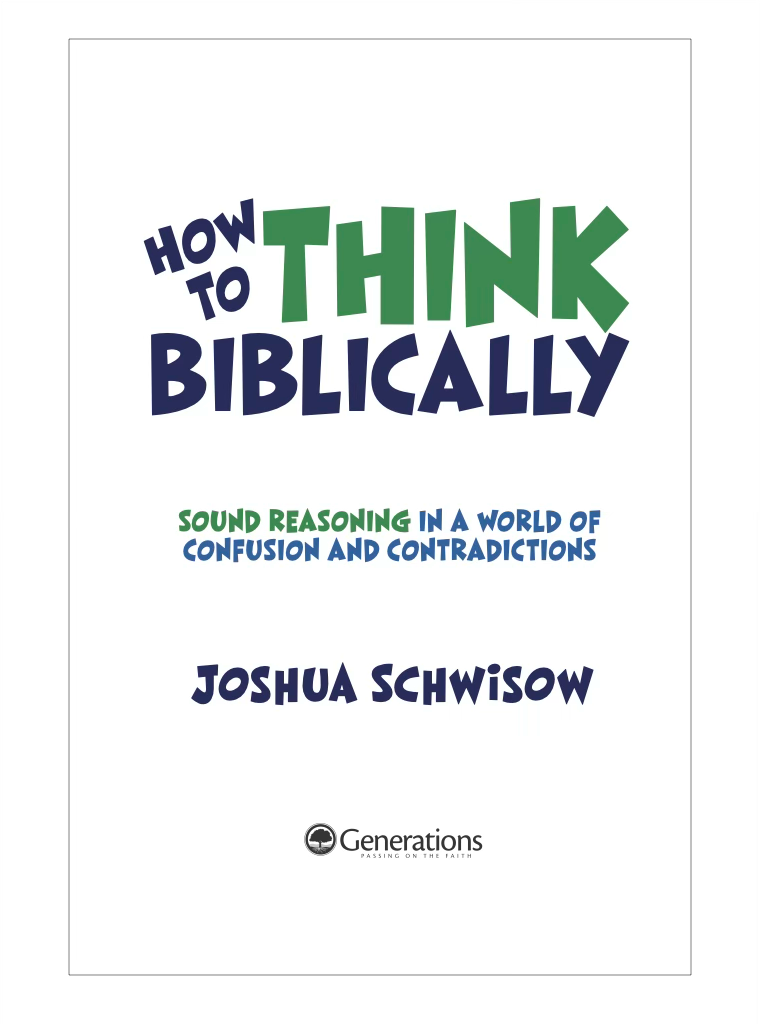 How to Think Biblically
