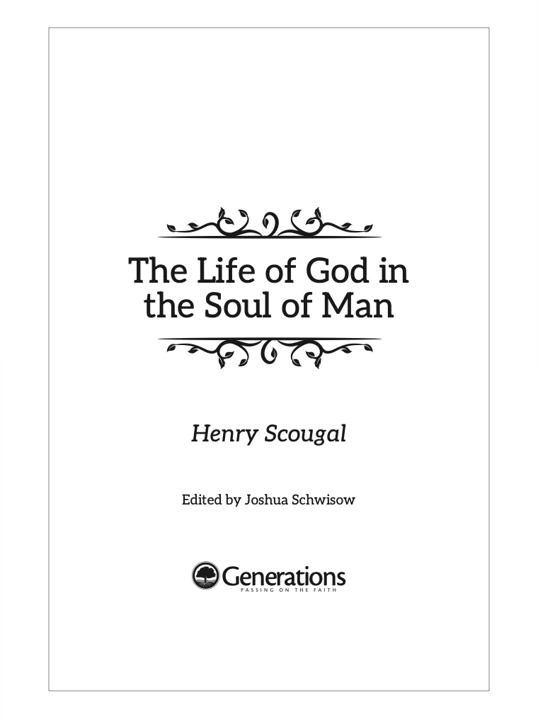 The Life of God in the Soul of Man