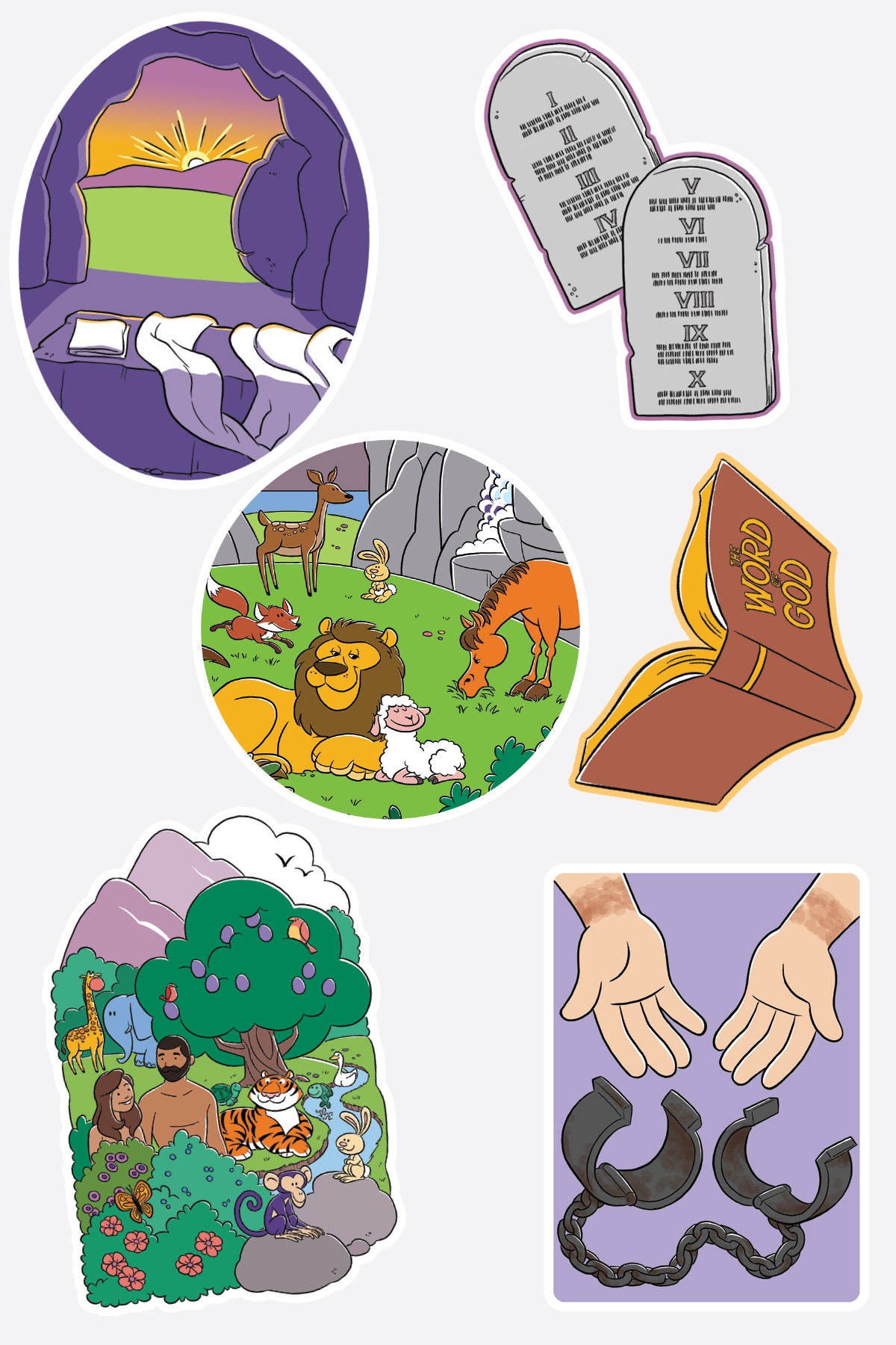 Teach Me the Faith Sticker Pack