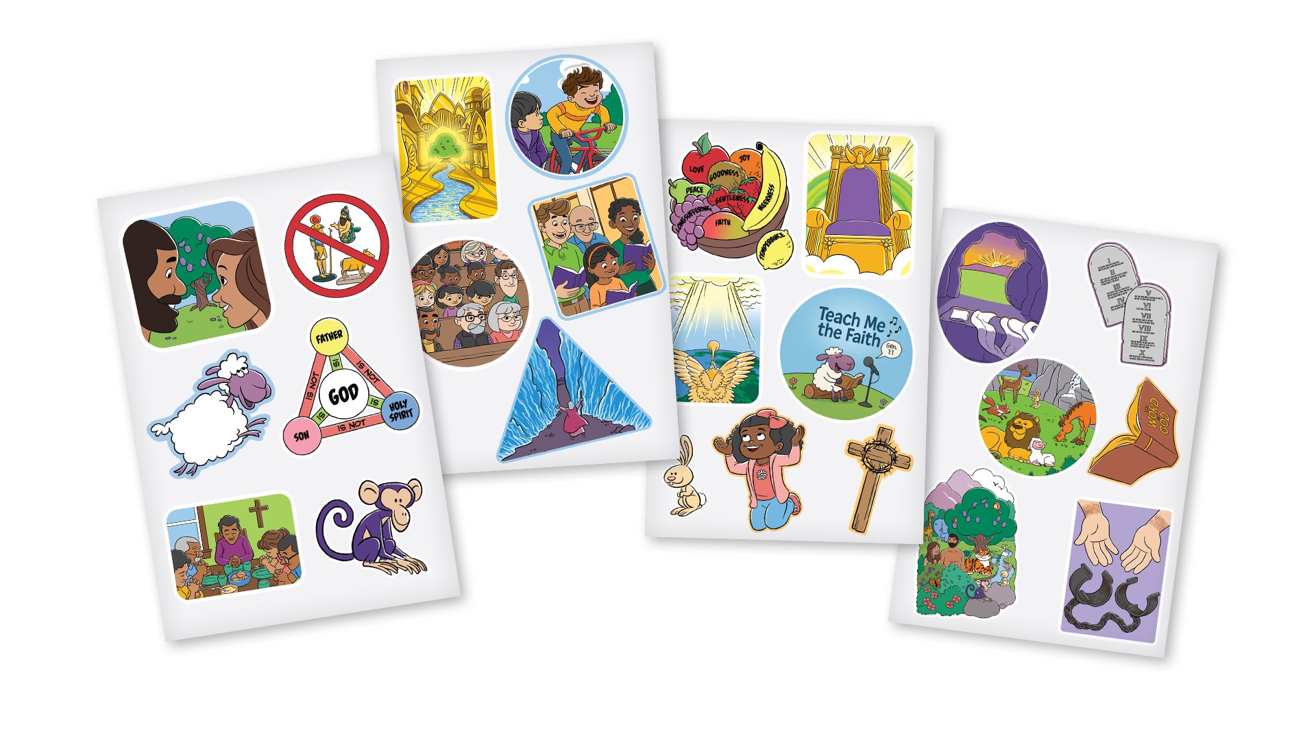 Teach Me the Faith Sticker Pack