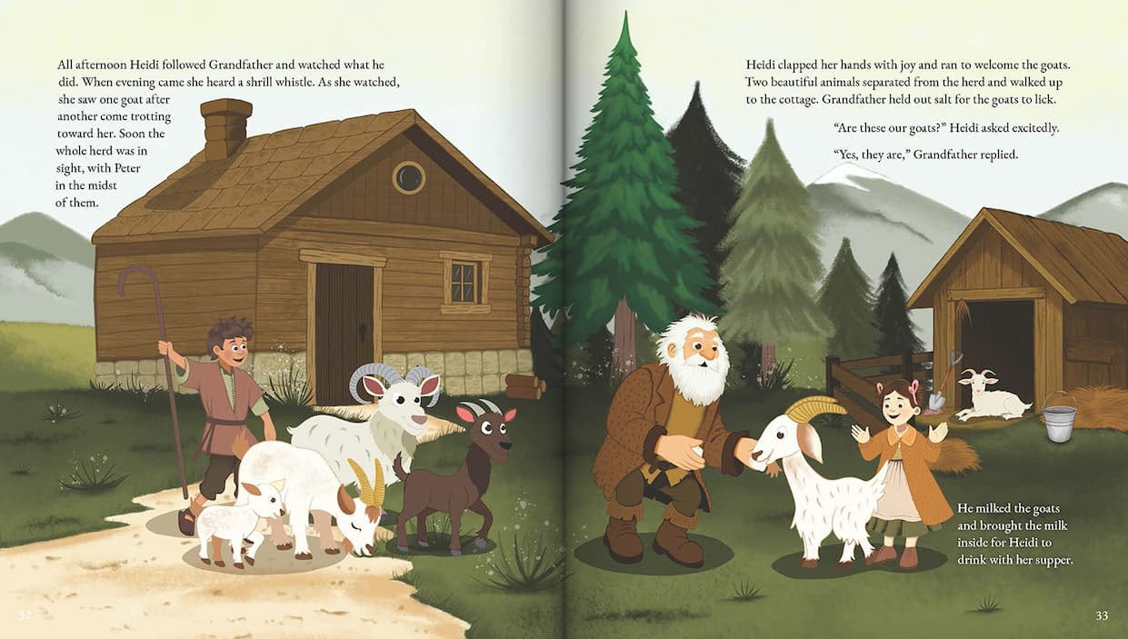Heidi Children’s Illustrated Edition – Volume 1